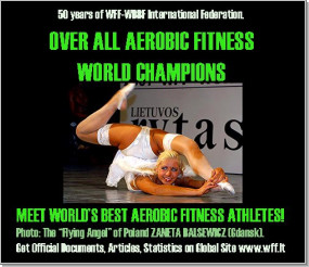 WFF WBBF News OVER ALL WORLD CHAMPIONS. AEROBIC FITNESS